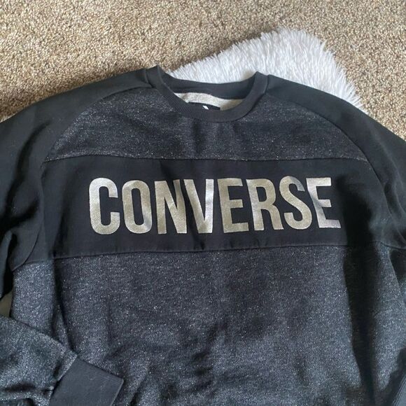 Converse Long Sleeve Sweatshirt Dress Size Small - Picture 2 of 10
